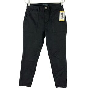 Social Standard by Sanctuary Women's Logan Stretch Black Utility Pants Sz 8 NWT